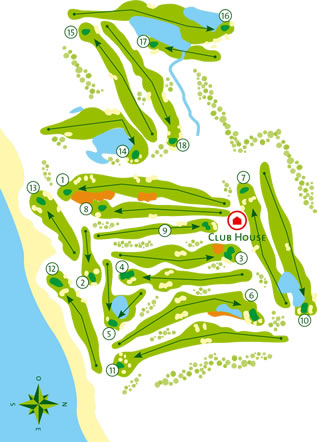 Golf course Layout