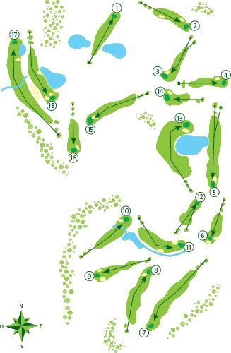 Golf course Layout